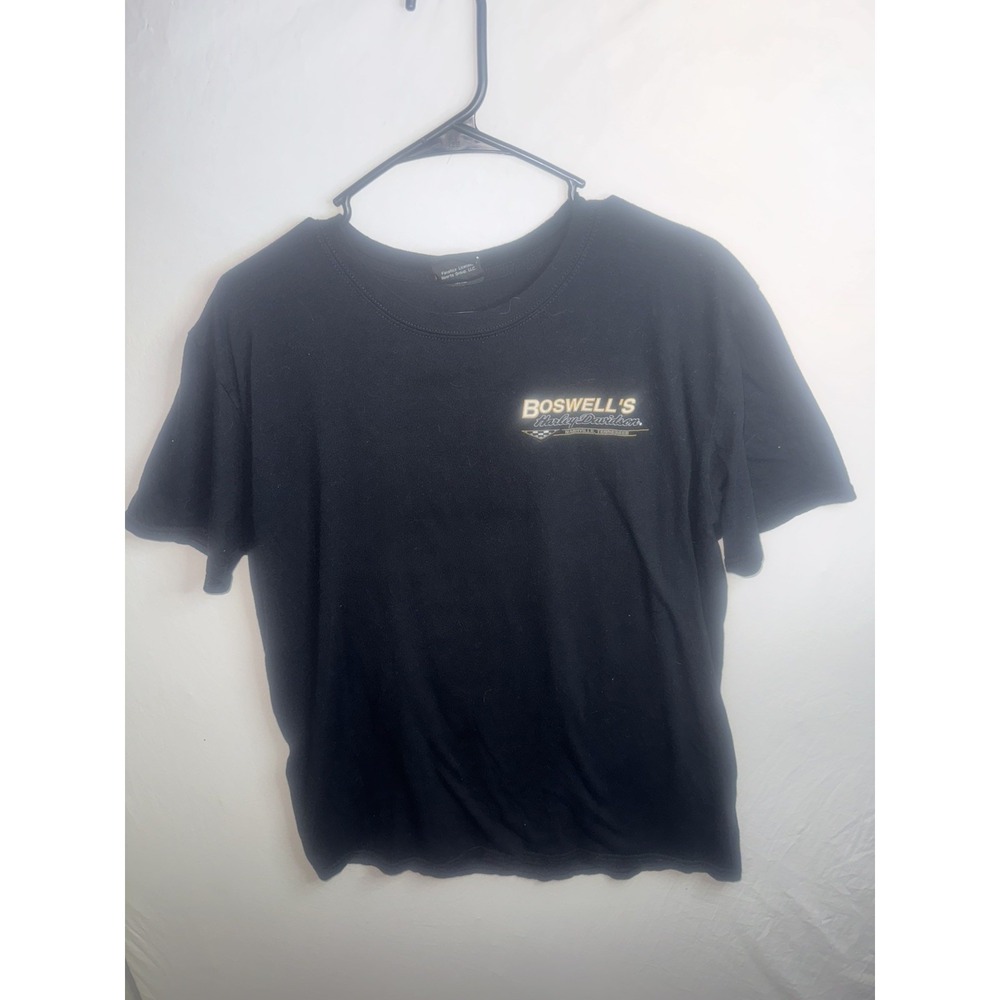 Harley-Davidson Graphic T-Shirt Nashville TN Boswell's Black Size Medium No Tag